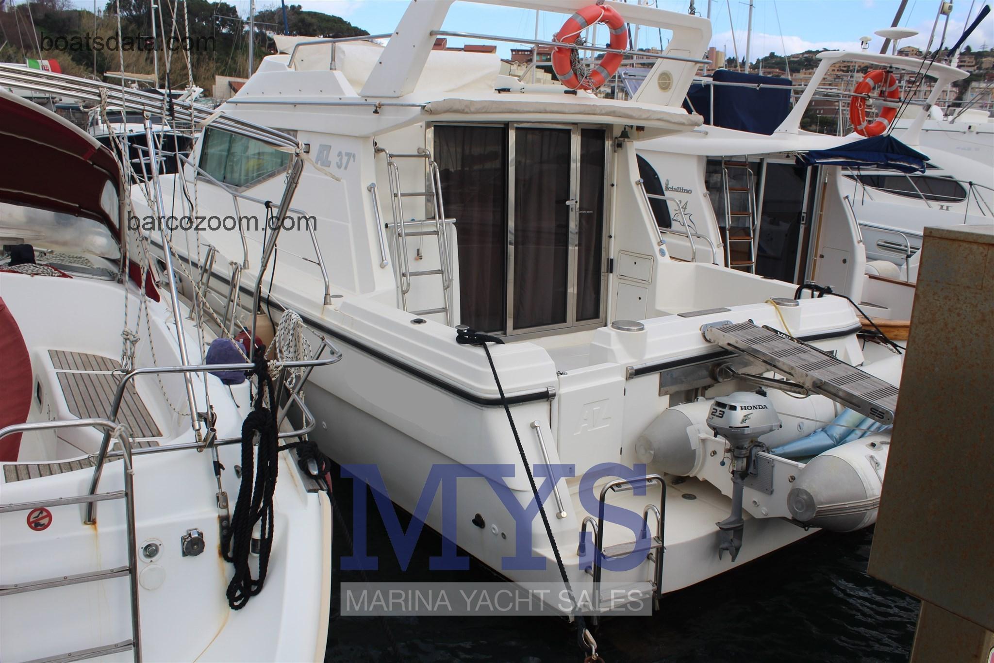 Azimut AZ 37 ficha tecnica 