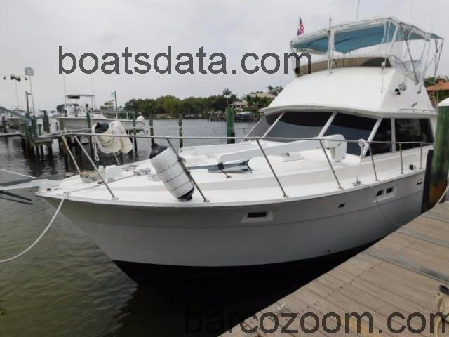 Bertram 42 Convertible ficha tecnica 