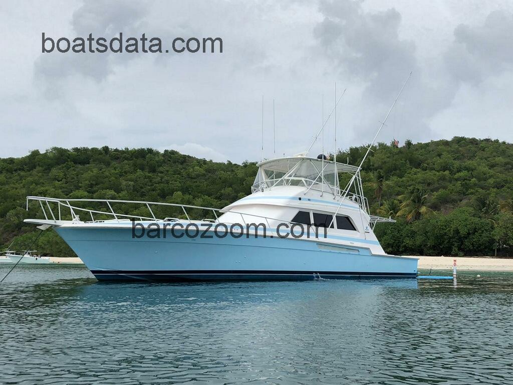 Bertram 60 Convertible ficha tecnica 