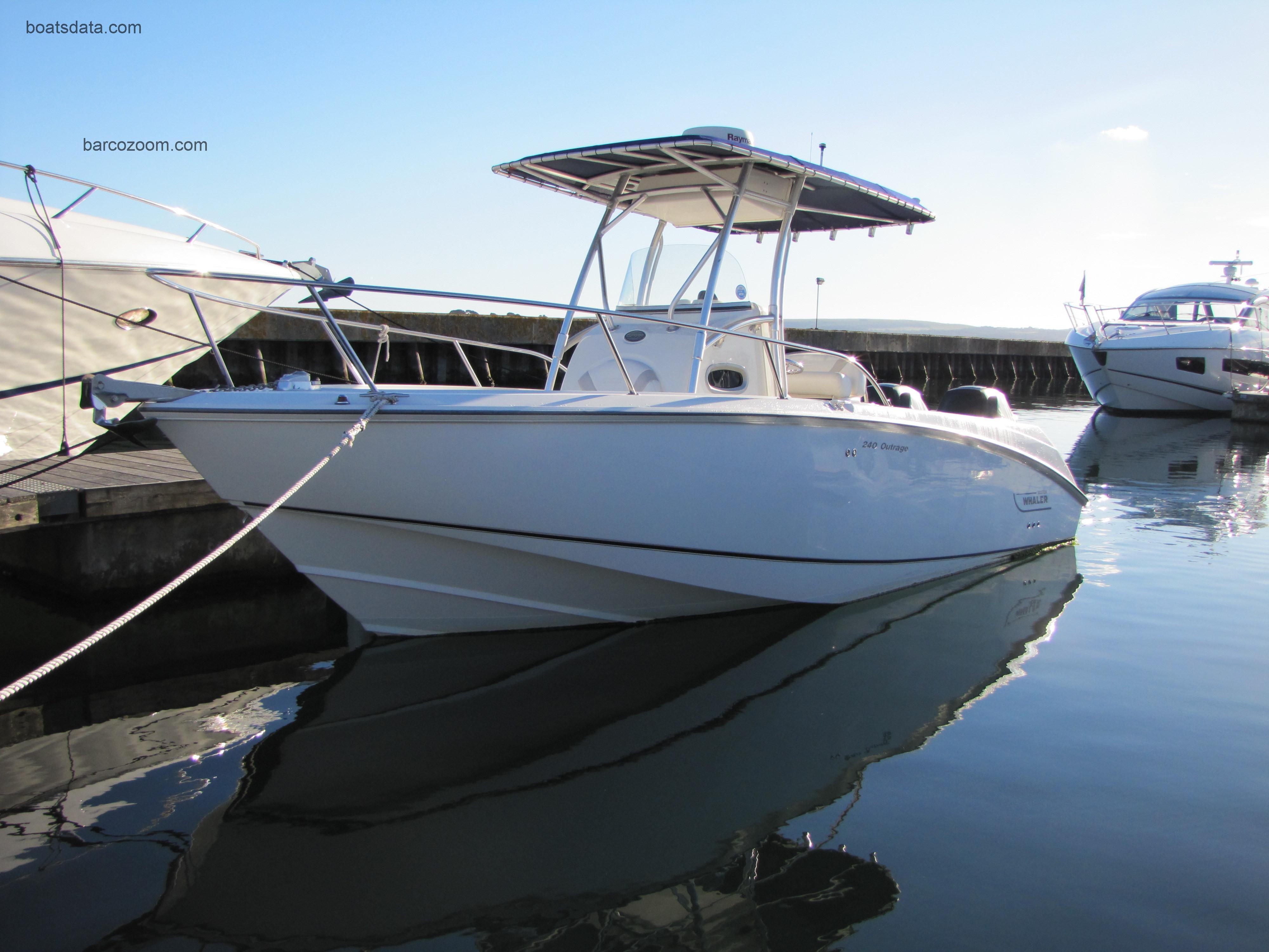 Boston Whaler 240 Outrage ficha-técnica e avaliações
