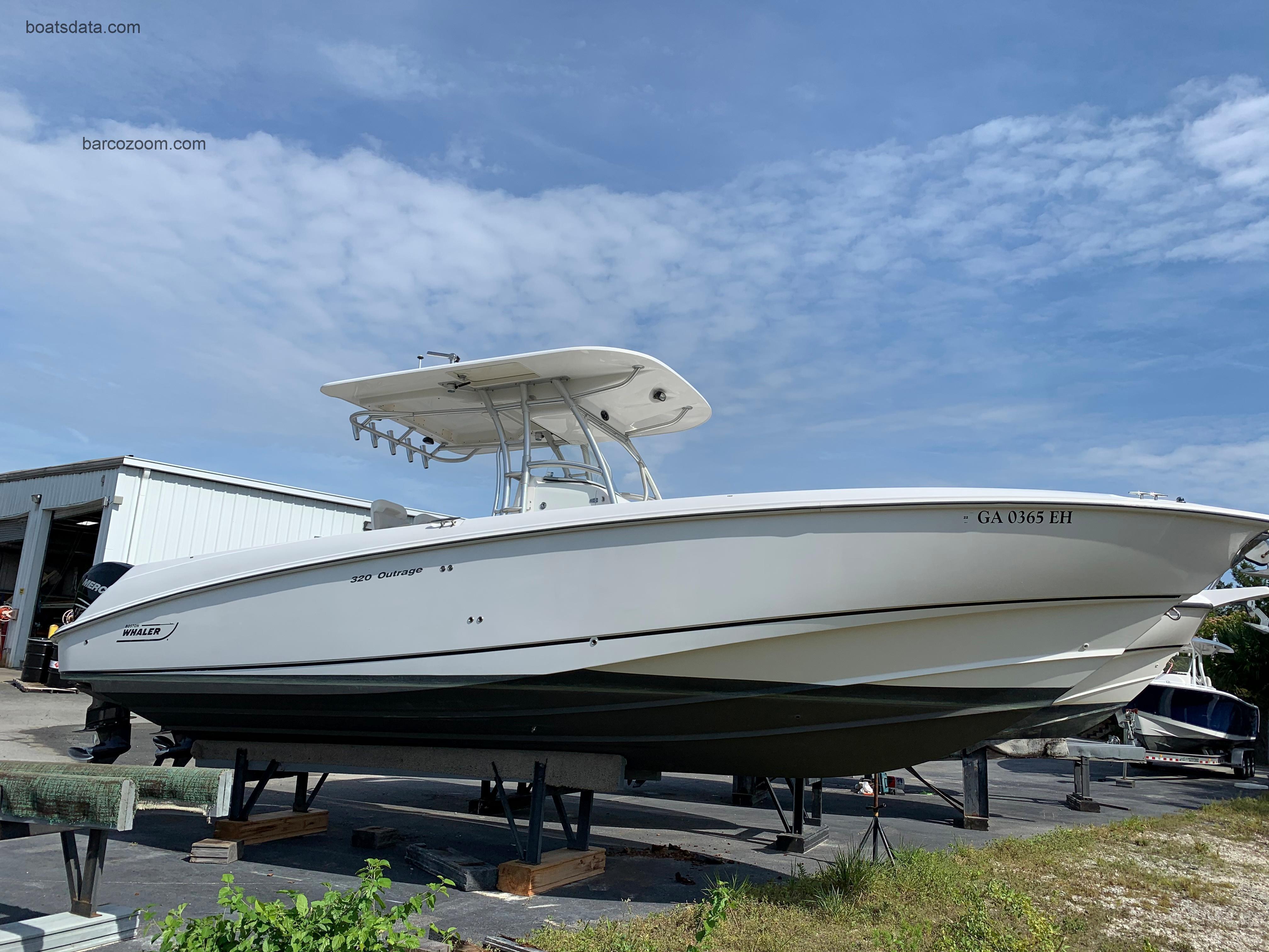 Boston Whaler 320 Outrage ficha-técnica e avaliações