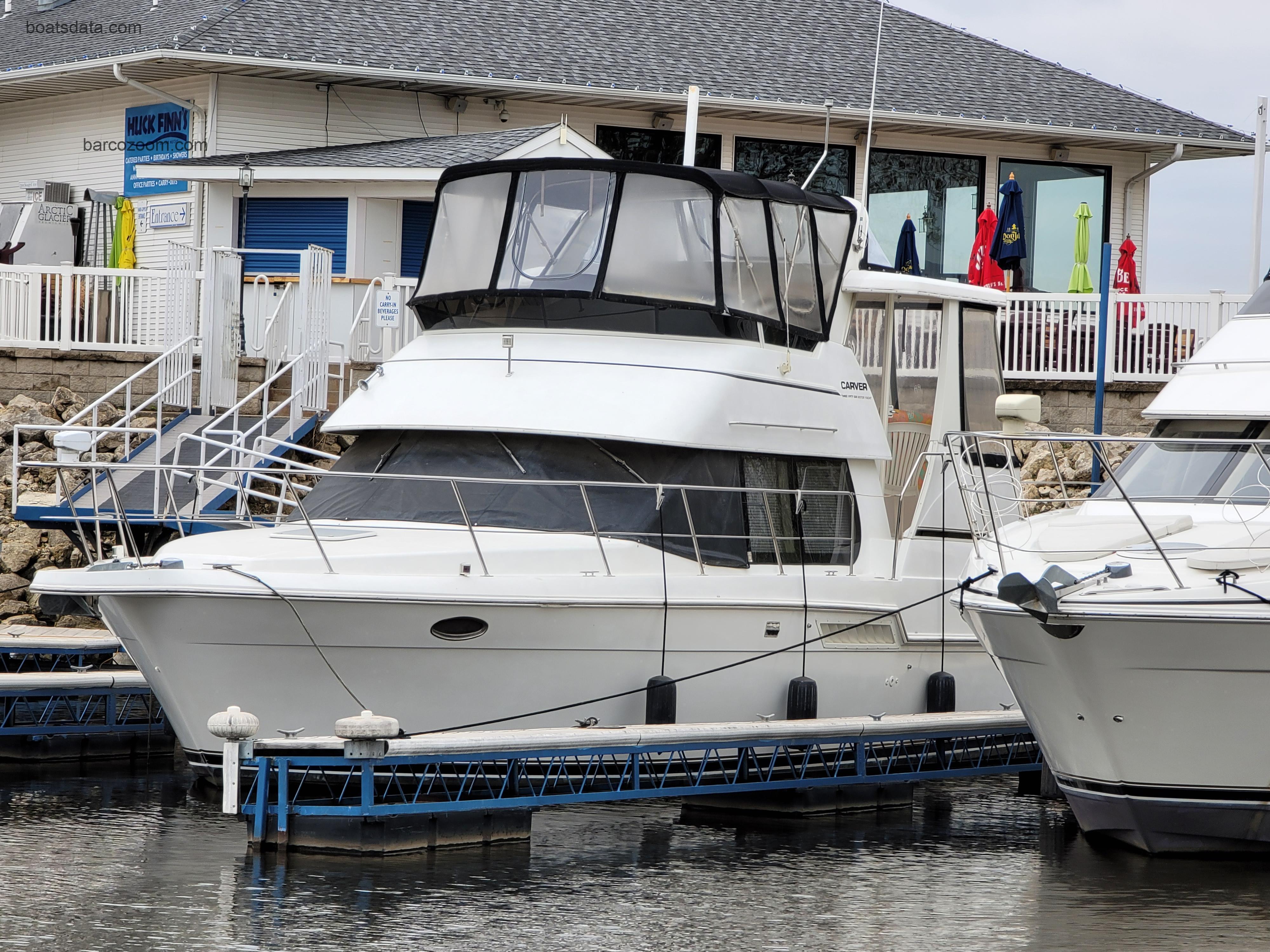 Carver 356 Motor Yacht ficha tecnica 