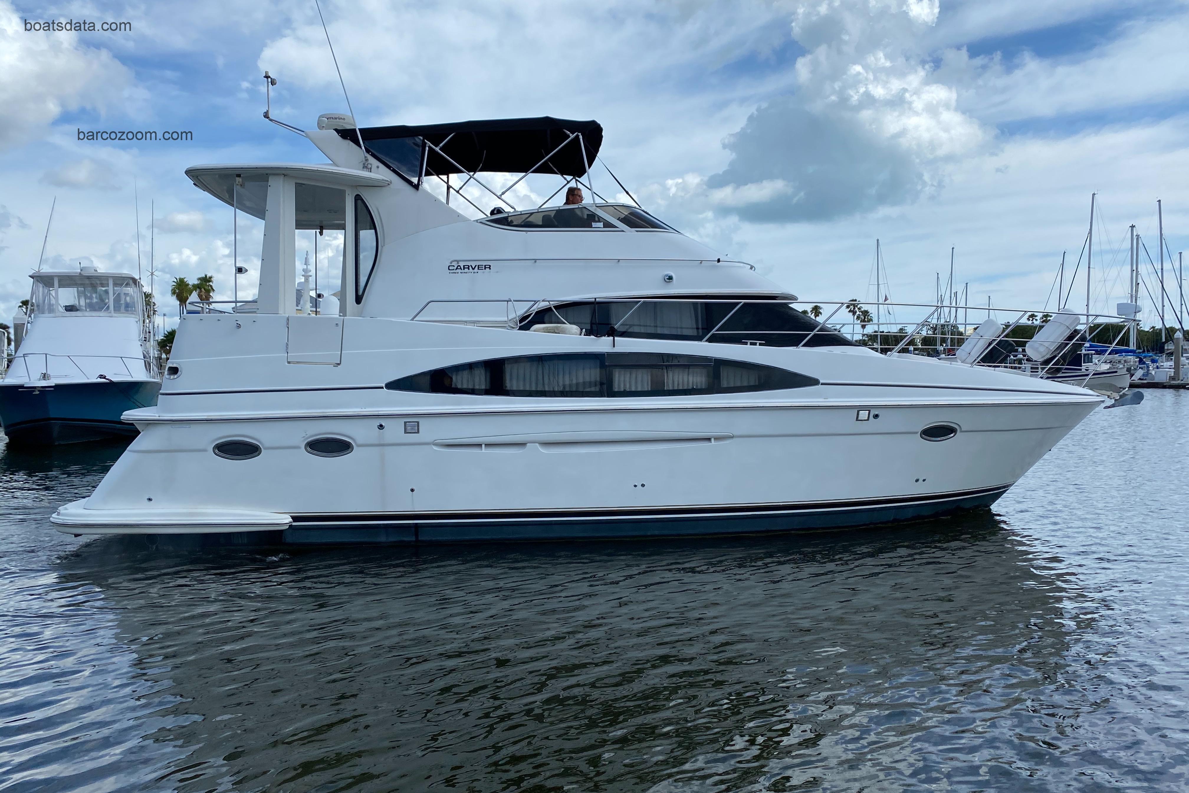 Carver 396 Motor Yacht ficha tecnica 