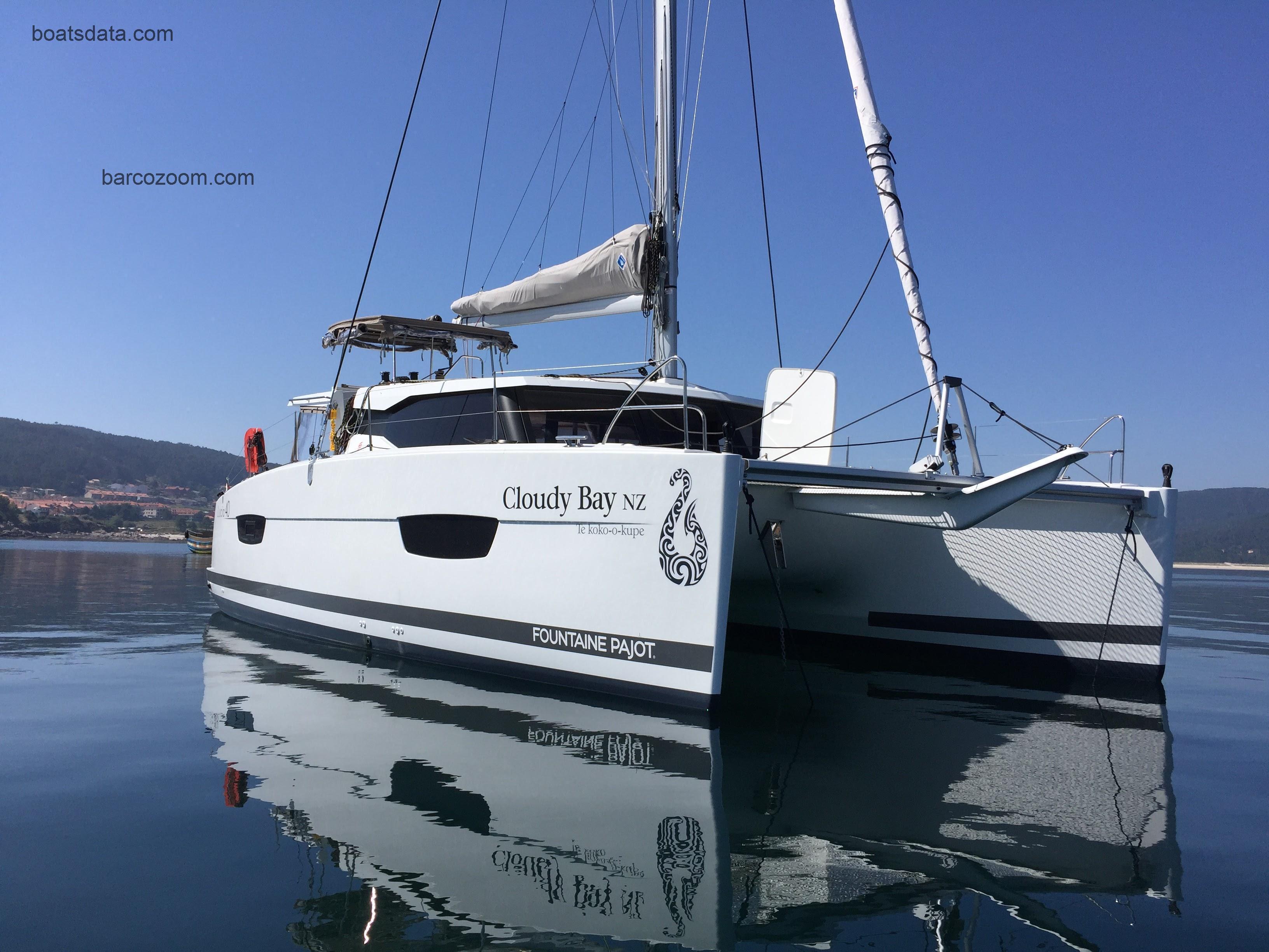 Fountaine Pajot  ficha tecnica 