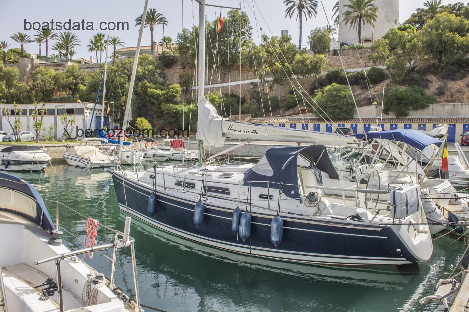 Hanse 315 ficha tecnica 