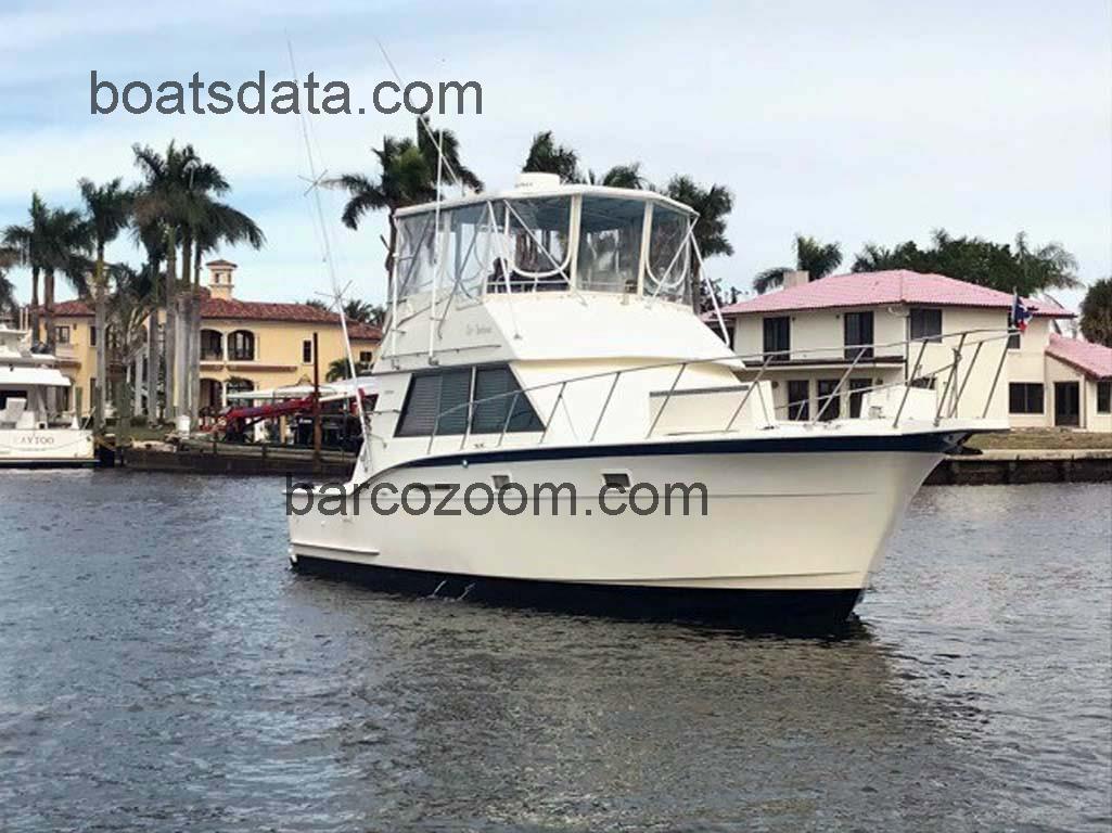 Hatteras 37 Convertible opinión y ficha técnica