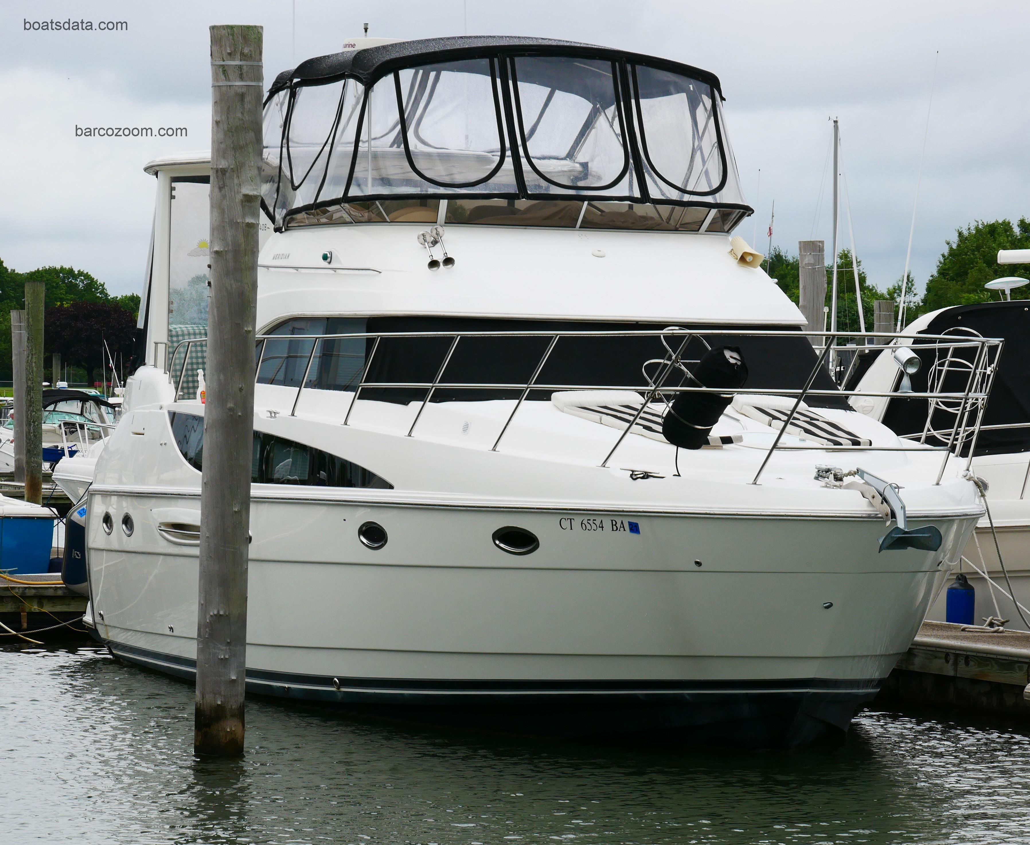Meridian 408 Motoryacht ficha-técnica e avaliações