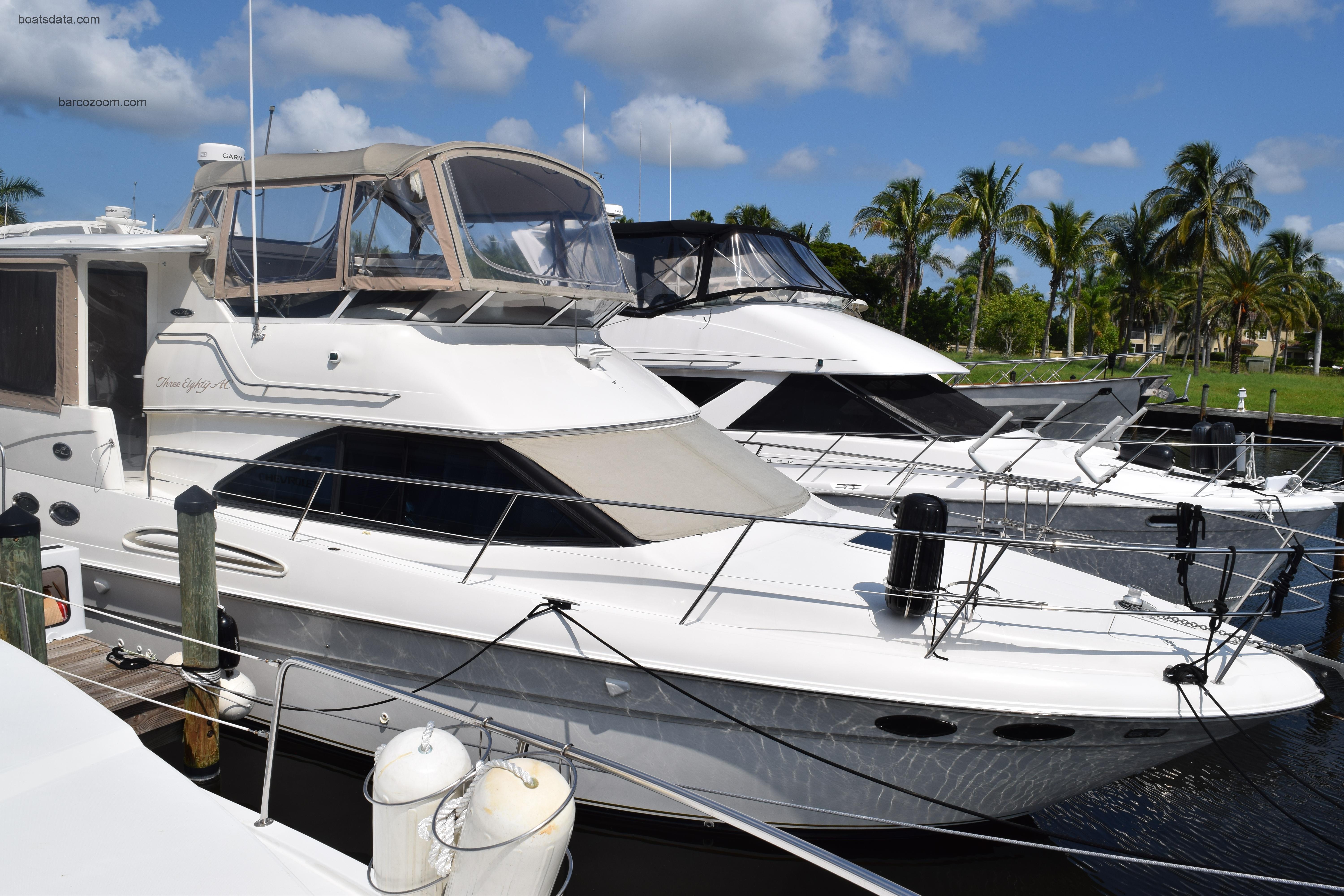 Sea Ray 380 Aft Cabin ficha tecnica 