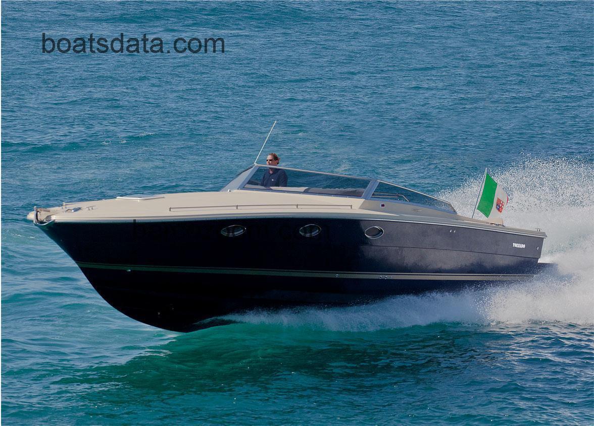Tornado 38 Flush Deck ficha tecnica 